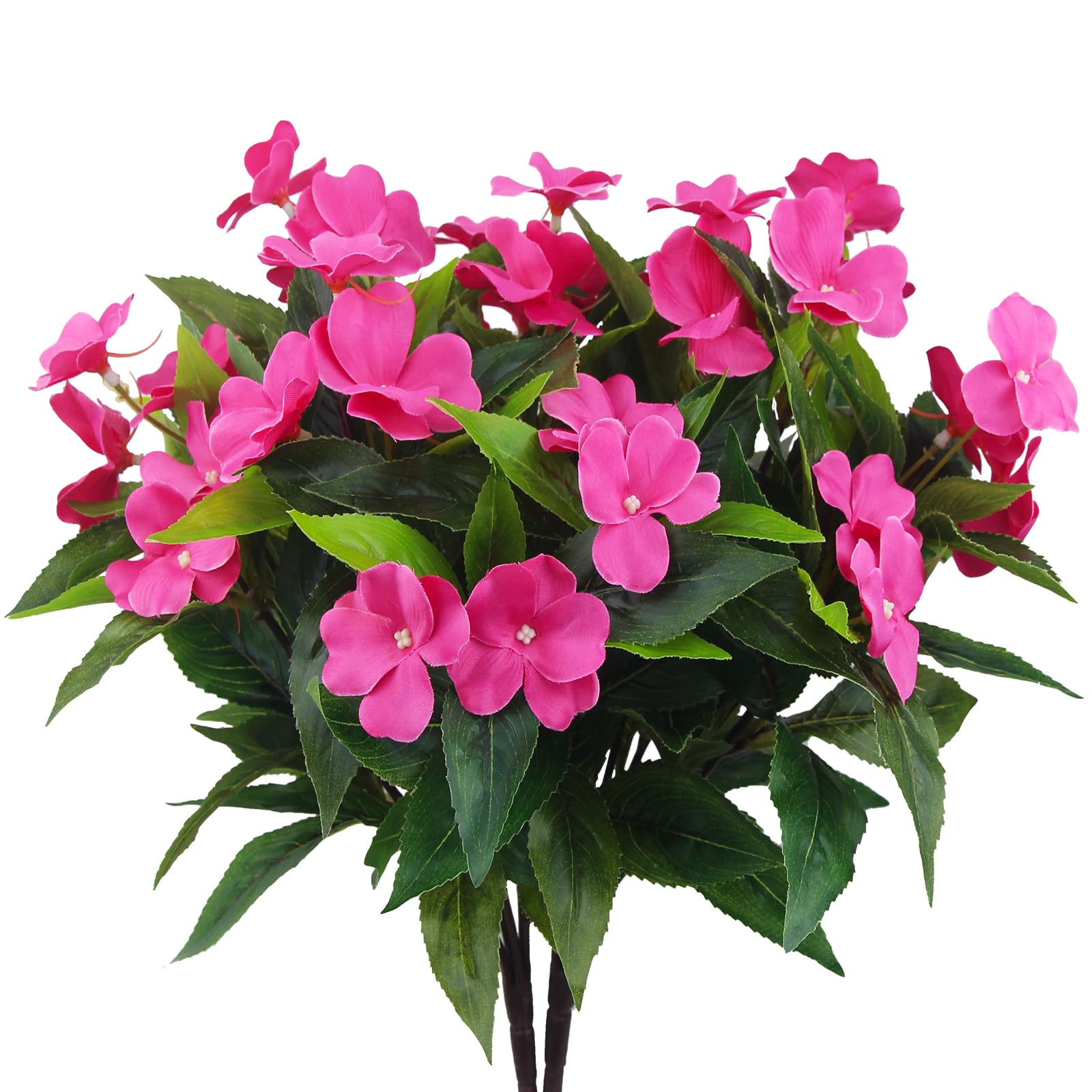 Amazon.com: FAICOIA 2 Branches Artificial Impatiens Flowers for
